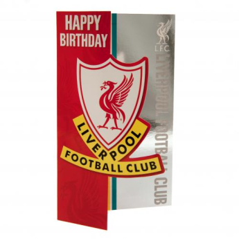FC Liverpool narozeninové přání red cards