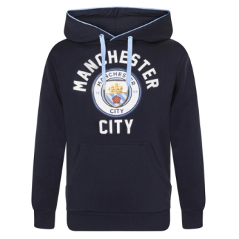 Manchester City pánská mikina s kapucí SLab Graphic navy