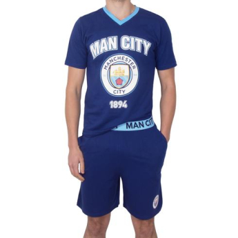 Manchester City pánské pyžamo SLab short navy