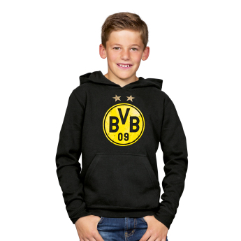 Borussia Dortmund pánská mikina s kapucí Logo black