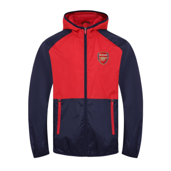 FC Arsenal pánská bunda s kapucí shower navy red