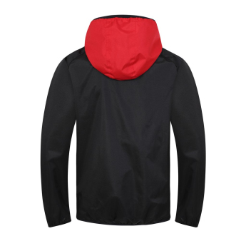 FC Liverpool pánská bunda s kapucí shower black red