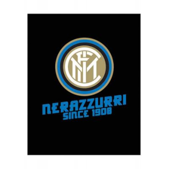 Inter Milan fleecová deka black
