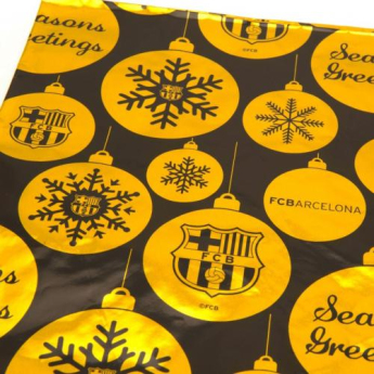 FC Barcelona balící papír Christmas 2 pcs Gift Wrap