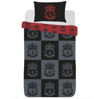 FC Liverpool povlečení na jednu postel black and grey