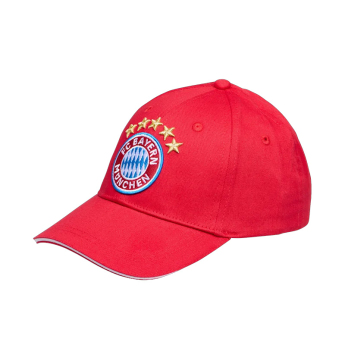 Bayern Mnichov dětská čepice baseballová kšiltovka logo red