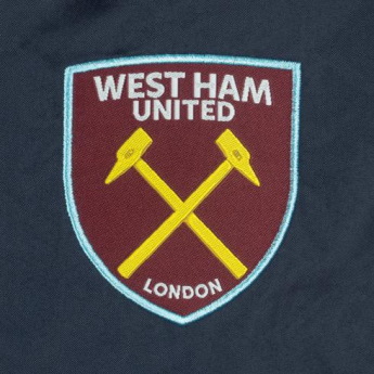 West Ham United pánská bunda s kapucí shower navy