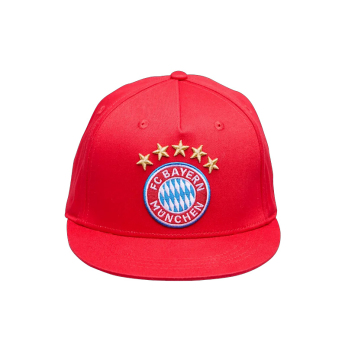 Bayern Mnichov dětská čepice flat kšiltovka red