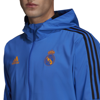 Real Madrid pánská bunda tiro presentation blue