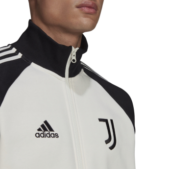 Juventus Turín pánská bunda s kapucí anthem white