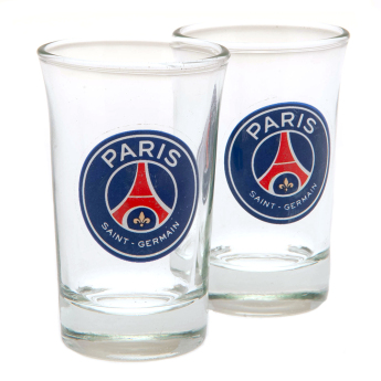 Paris Saint Germain sada 2 panáků glass