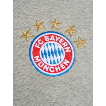 Bayern Mnichov pánská mikina 5 stars zip grey