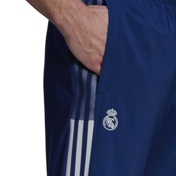 Real Madrid pánské fotbalové kalhoty woven blue