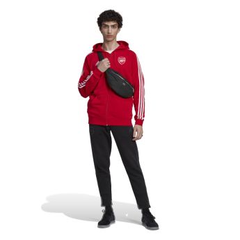 FC Arsenal pánská mikina s kapucí dna full-zip scarle