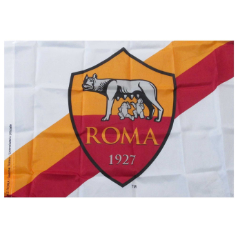 AS Roma vlajka diagonal white