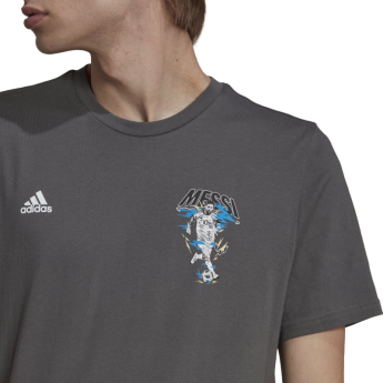 Lionel Messi pánské tričko icon graphic grey