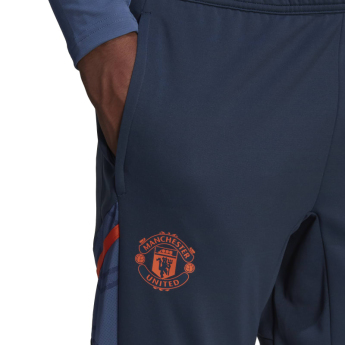 Manchester United pánské fotbalové kalhoty Tiro navy