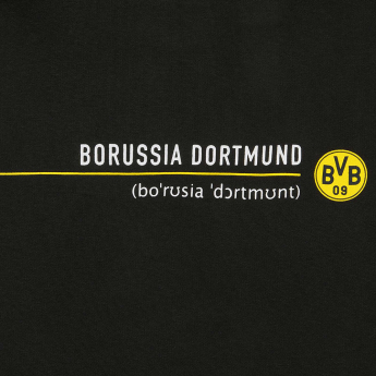 Borussia Dortmund pánská mikina s kapucí Line black
