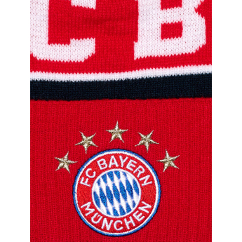 Bayern Mnichov zimní čepice Pom red