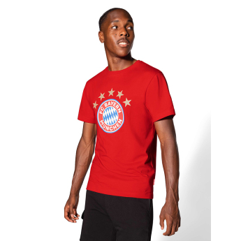 Bayern Mnichov pánské tričko logo red