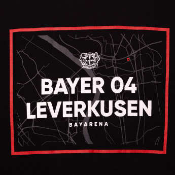 Bayern Leverkusen pánská mikina s kapucí City Map