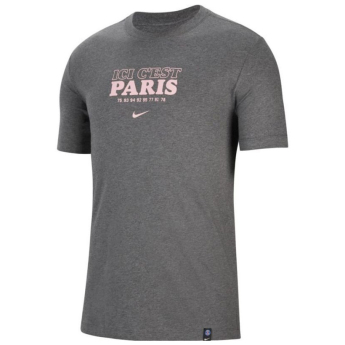 Paris Saint Germain pánské tričko Text grey