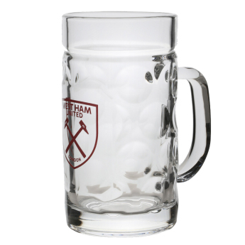 West Ham United půllitr Glass Tankard