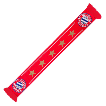 Bayern Mnichov zimní šála 5 stars red
