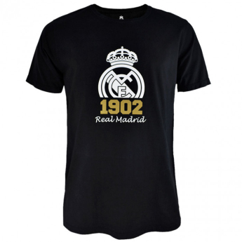 Real Madrid pánské tričko Crest black