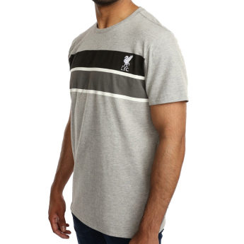 FC Liverpool pánské tričko Stripe grey