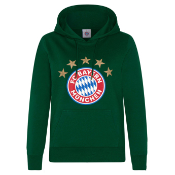 Bayern Mnichov pánská mikina s kapucí Logo green