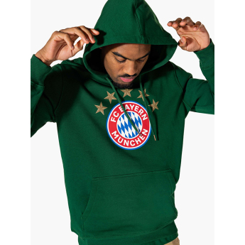 Bayern Mnichov pánská mikina s kapucí Logo green