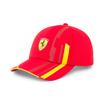 Ferrari čepice baseballová kšiltovka Carlos Sainz SE red F1 Team 2023