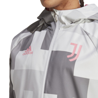 Juventus Turín pánská bunda s kapucí Windbreaker Graphic