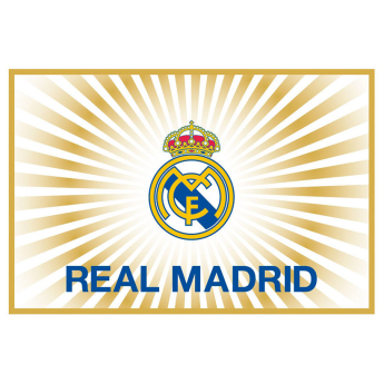 Real Madrid vlajka No7 Rays gold