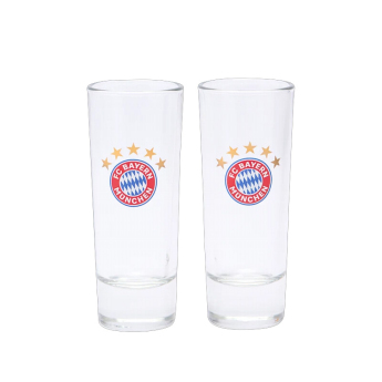 Bayern Mnichov sada 2 panáků 5 stars logo