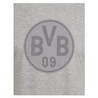 Borussia Dortmund pánské tričko logo grey