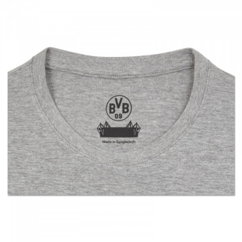Borussia Dortmund pánské tričko logo grey