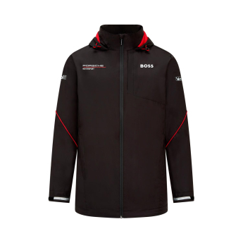 Porsche Motorsport pánská bunda s kapucí Rainjacket Black 2023