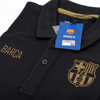 FC Barcelona pánské polo tričko Crest gold