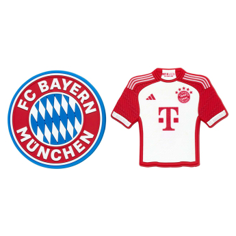 Bayern Mnichov set magnetek jersey and logo