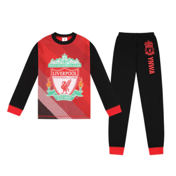 FC Liverpool dětské pyžamo Long black