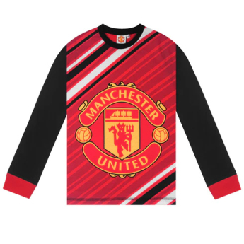 Manchester United dětské pyžamo Long black