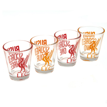 FC Liverpool panák štamprle 4pk Shot Glass Set