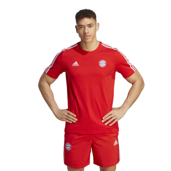 Bayern Mnichov pánské tričko 3-stripes red