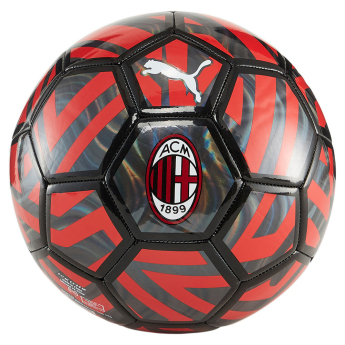 AC Milan fotbalový míč Fan Ball red