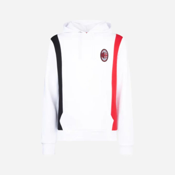 AC Milan pánská mikina s kapucí Logo white