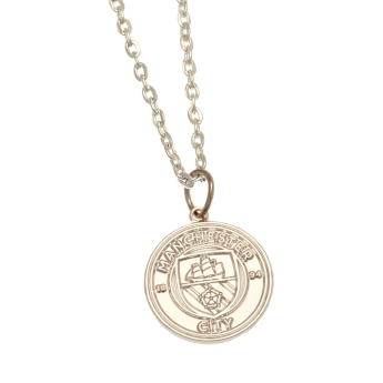 Manchester City přívěšek na krk Silver Plated Boxed Pendant