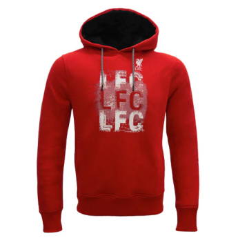 FC Liverpool pánská mikina s kapucí 3LFC red