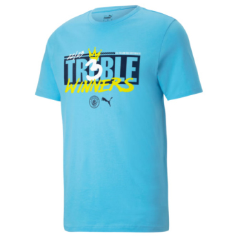 Manchester City pánské tričko Treble